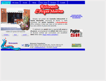 Tablet Screenshot of lacquamarina.it